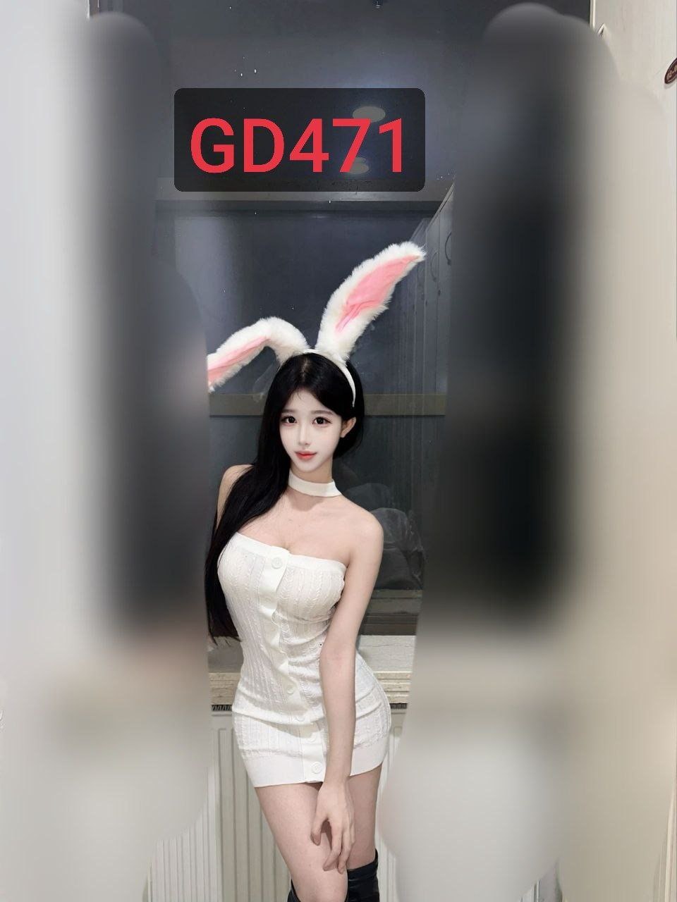 GD471 新人 纯无脸 蜜桃臀 皮肤白