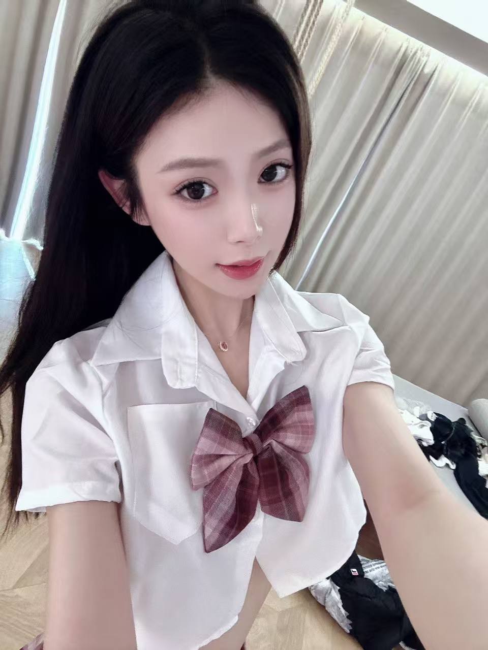 GD406 筷子腿 白皮 反差 无套 内色