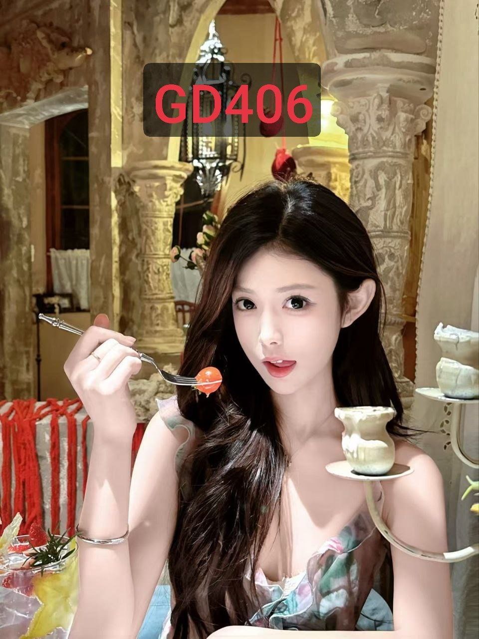 GD406 筷子腿 白皮 反差 无套 内色