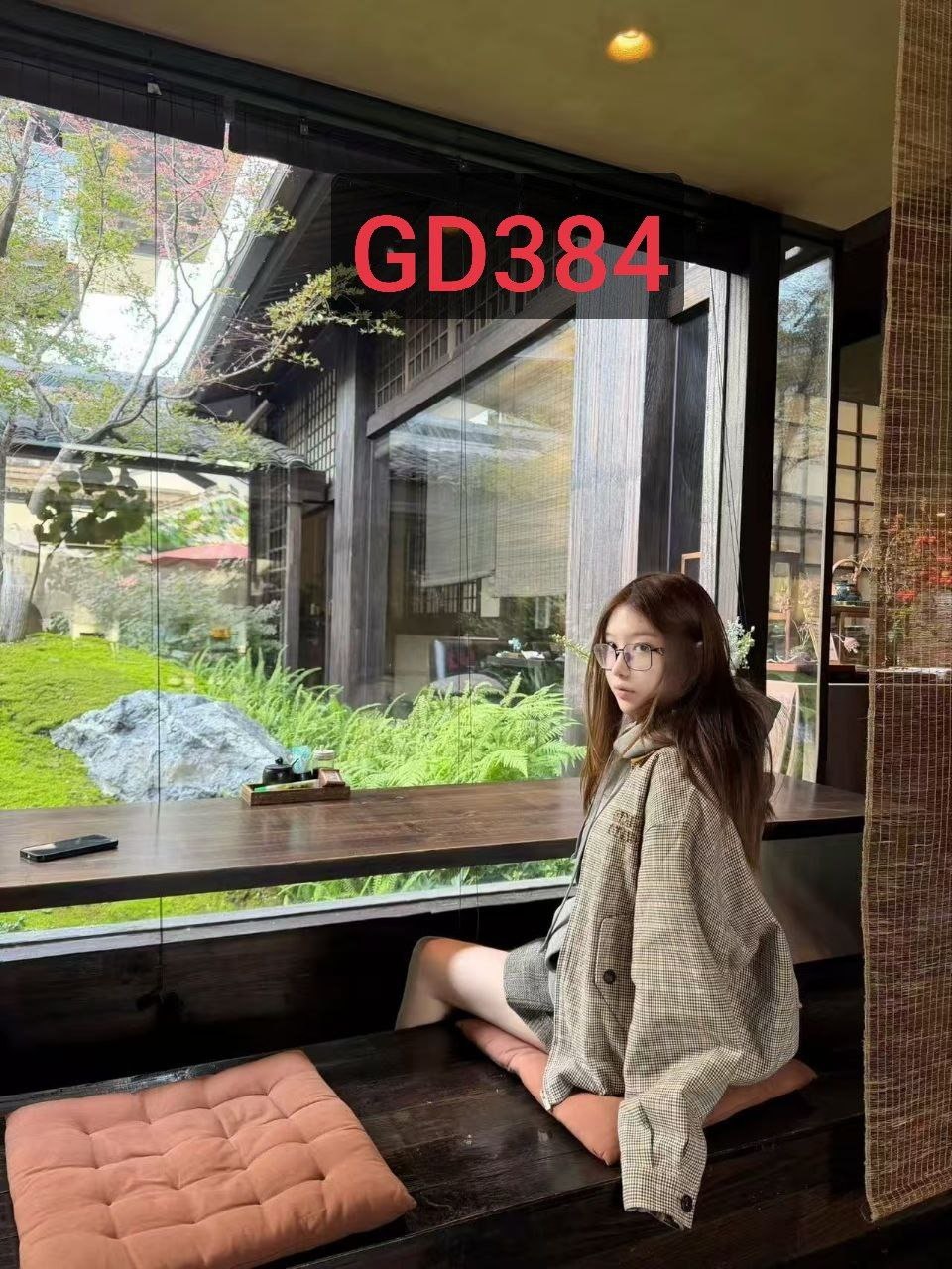 GD384 清纯 留学生 反差 冷白皮 大胸 素颜好看 眼镜妹 反差 不事逼