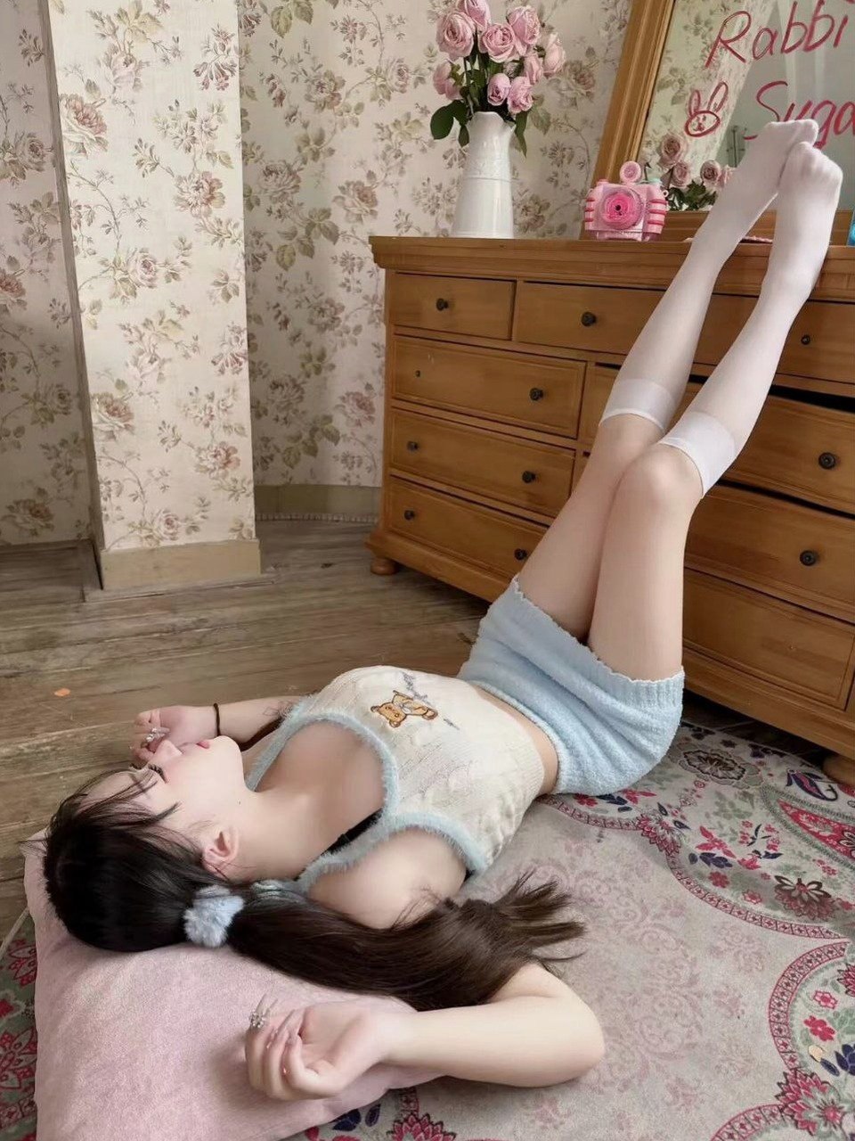 GD245 萝莉 白幼瘦 童颜巨乳 三点粉 无套内色 SM